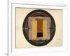 Circular Design for a Rug, 1916 (W/C and Collage on Paper)-Roger Eliot Fry-Framed Giclee Print