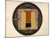 Circular Design for a Rug, 1916 (W/C and Collage on Paper)-Roger Eliot Fry-Mounted Giclee Print