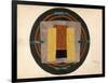 Circular Design for a Rug, 1916 (W/C and Collage on Paper)-Roger Eliot Fry-Framed Giclee Print