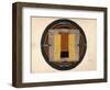 Circular Design for a Rug, 1916 (W/C and Collage on Paper)-Roger Eliot Fry-Framed Premium Giclee Print