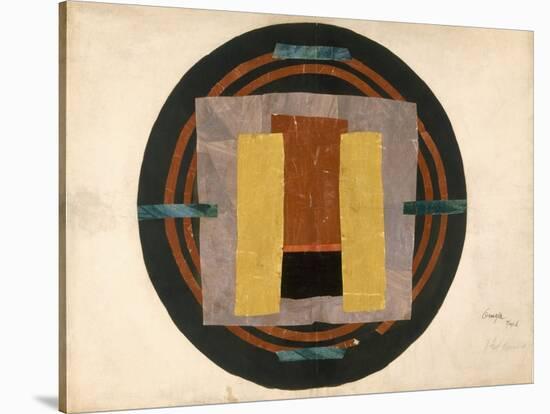 Circular Design for a Rug, 1916 (W/C and Collage on Paper)-Roger Eliot Fry-Stretched Canvas