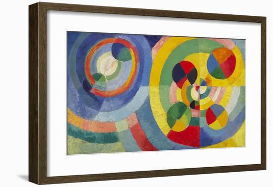 Circular Forms, 1930-Robert Delaunay-Framed Premium Giclee Print