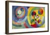 Circular Forms, 1930-Robert Delaunay-Framed Premium Giclee Print