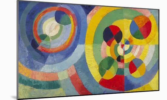 Circular Forms, 1930-Robert Delaunay-Mounted Premium Giclee Print