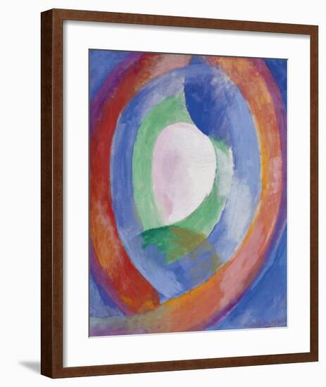 Circular Forms, Moon No. 1, 1913-Robert Delaunay-Framed Premium Giclee Print