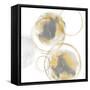 Circular Gray and Gold I-Natalie Harris-Framed Stretched Canvas