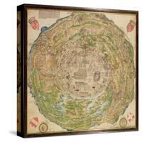 Circular Map of Vienna During the Turkish Siege, 1530-null-Stretched Canvas