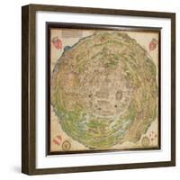 Circular Map of Vienna During the Turkish Siege, 1530-null-Framed Giclee Print