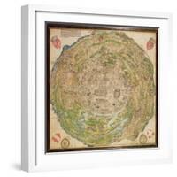 Circular Map of Vienna During the Turkish Siege, 1530-null-Framed Giclee Print