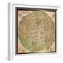 Circular Map of Vienna During the Turkish Siege, 1530-null-Framed Giclee Print