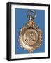 Circular Medal Depicting a Footballer, 1922-23-null-Framed Photographic Print