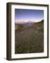 Circular Petroglyphs at the Edge of the Great Basin, Sierra Nevada Range in the Distance, Las Vegas-Dennis Flaherty-Framed Photographic Print