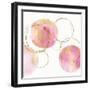 Circular Pink and Gold II-Natalie Harris-Framed Art Print