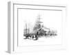 Circular Quay, West Side, Sydney, New South Wales, Australia, 1886-Frederic B Schell-Framed Giclee Print