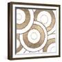 Circular Rhythm III-Alonzo Saunders-Framed Art Print