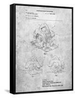 Circular Saw Patent-Cole Borders-Framed Stretched Canvas