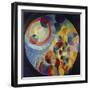 Circular Shapes, Sun and Moon, 1912/31-Robert Delaunay-Framed Giclee Print