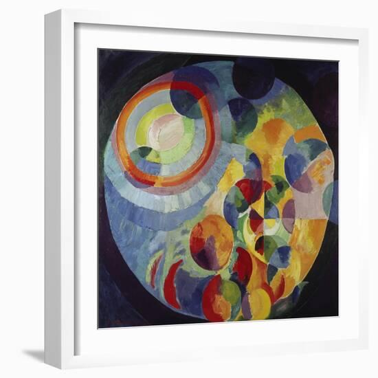 Circular Shapes, Sun and Moon, 1912/31-Robert Delaunay-Framed Giclee Print