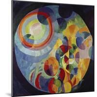 Circular Shapes, Sun and Moon, 1912/31-Robert Delaunay-Mounted Giclee Print