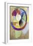 Circular Shapes, Sun No. 2, 1912-13 (Peinture a La Colle on Canvas)-Robert Delaunay-Framed Giclee Print