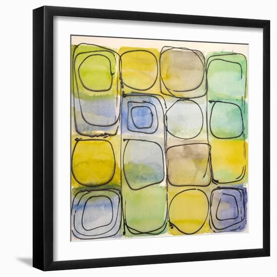 Circular Square I-Lanie Loreth-Framed Art Print