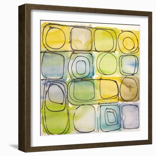 Circular Square II-Lanie Loreth-Framed Art Print