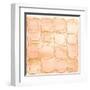 Circular Squares of Peach-Lanie Loreth-Framed Art Print