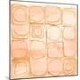 Circular Squares of Peach-Lanie Loreth-Mounted Art Print