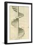 Circular Staircase, 1751-Henricus Hondius-Framed Giclee Print