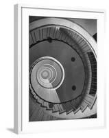 Circular Stairs of Bremen Trade School-Dmitri Kessel-Framed Photographic Print