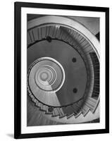 Circular Stairs of Bremen Trade School-Dmitri Kessel-Framed Photographic Print