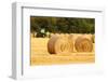 Circular Straw Bales-Stocksolutions-Framed Photographic Print