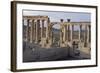 Circular Street Near Theatre, Palmyra-null-Framed Photographic Print