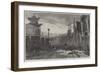 Circular-Street, Pekin-Eduard Hildebrandt-Framed Giclee Print