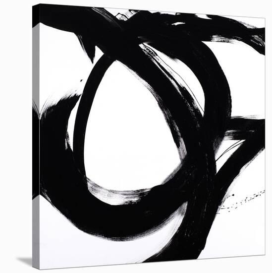 Circular Strokes I-Megan Morris-Stretched Canvas