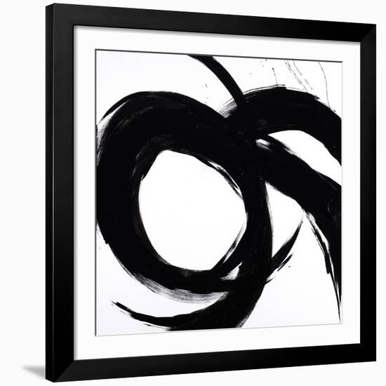 Circular Strokes II-Megan Morris-Framed Art Print