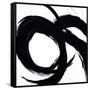 Circular Strokes II-Megan Morris-Framed Stretched Canvas