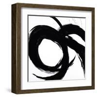 Circular Strokes II-Megan Morris-Framed Art Print