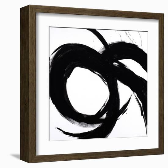 Circular Strokes II-Megan Morris-Framed Art Print