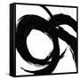 Circular Strokes II-Megan Morris-Framed Stretched Canvas