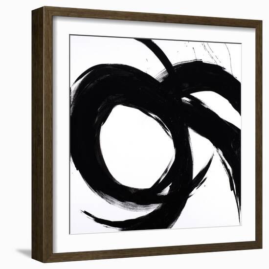 Circular Strokes II-Megan Morris-Framed Art Print