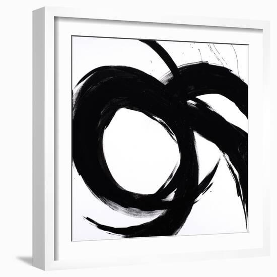 Circular Strokes II-Megan Morris-Framed Art Print