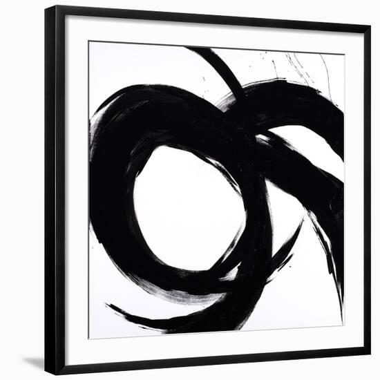 Circular Strokes II-Megan Morris-Framed Giclee Print