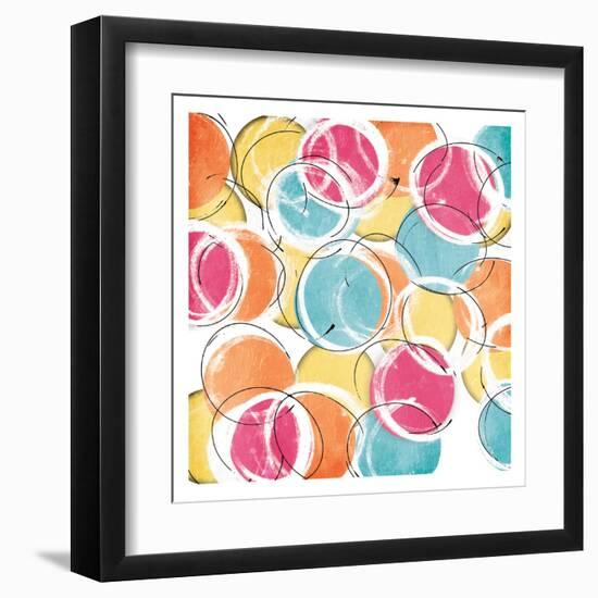 Circular Sunshine-OnRei-Framed Art Print