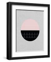 Circular-Seventy Tree-Framed Giclee Print