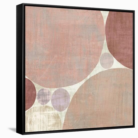 Circulation I v2 Blush-Michael Mullan-Framed Stretched Canvas