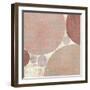 Circulation I v2 Blush-Michael Mullan-Framed Art Print