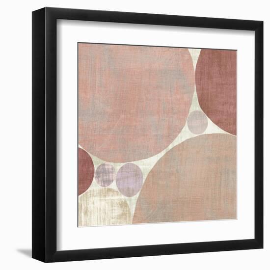 Circulation I v2 Blush-Michael Mullan-Framed Art Print
