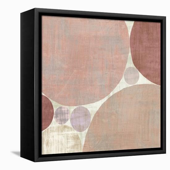 Circulation I v2 Blush-Michael Mullan-Framed Stretched Canvas