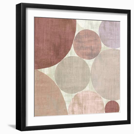 Circulation II v2 Blush-Michael Mullan-Framed Art Print